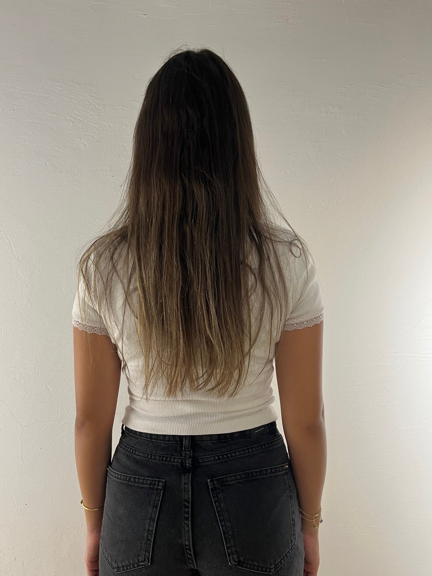 Black Denim Jupe Shorts