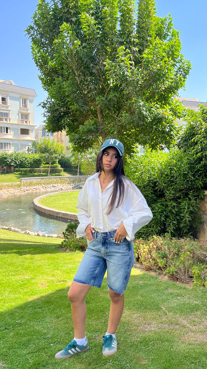 Light Blue Denim Jorts