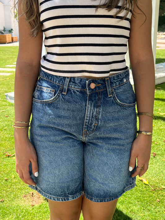 Blue Denim Jorts