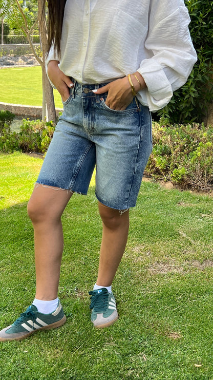 Light Blue Denim Jorts