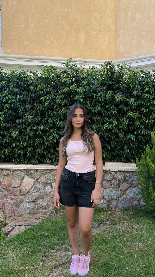 Black Denim shorts