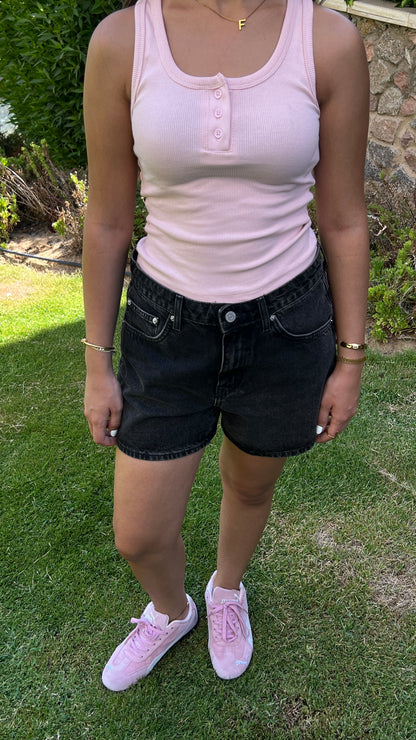 Black Denim shorts