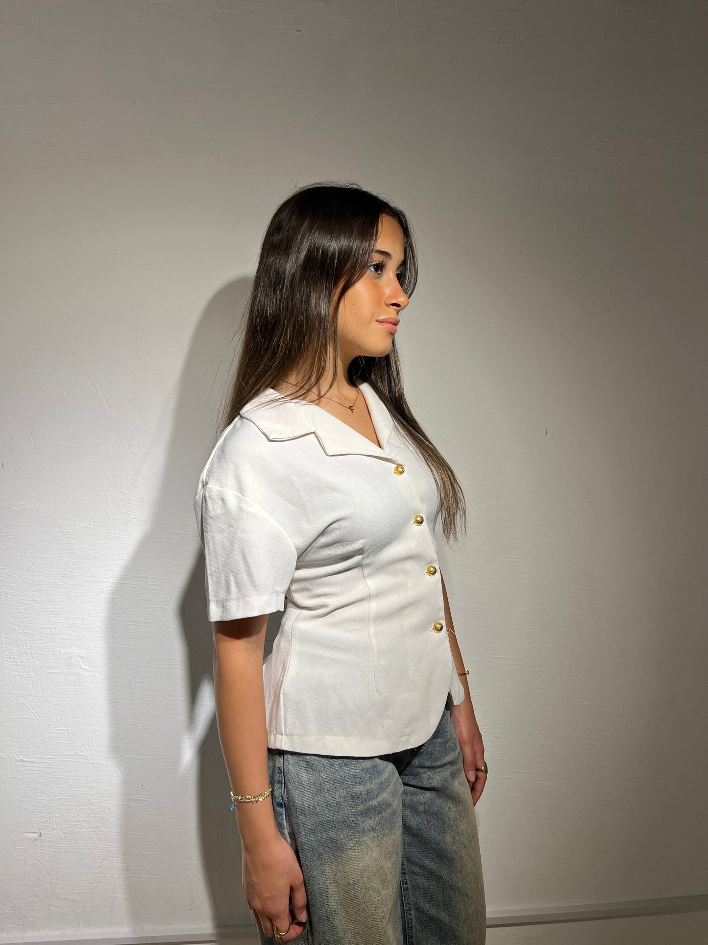 White Short Sleeve Shirt